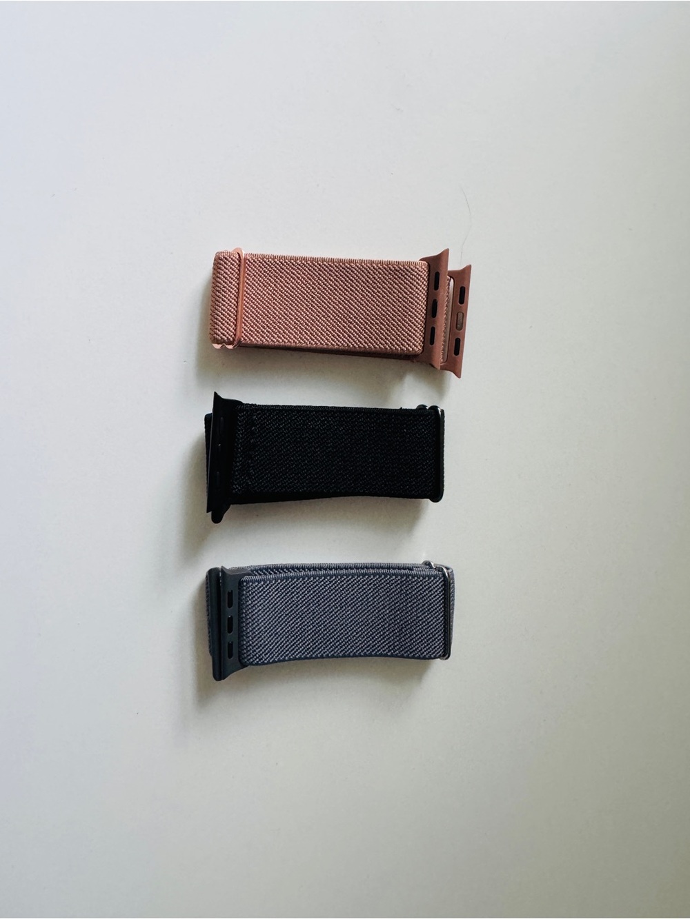3 Pack Elastic Solo Loop Bands for Apple Watch